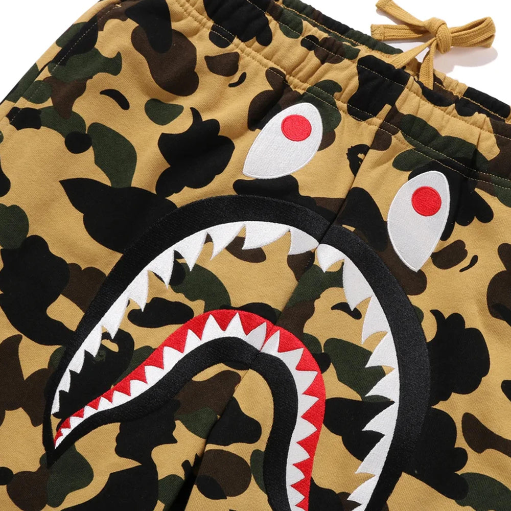BAPE-1st-Camo-Shark-Sweatpants-‘yellow’-4