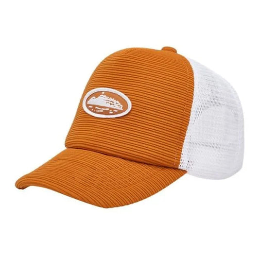 corteiz_short_peak_trucker_hat_sunburn_orange_1