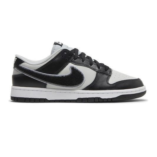 Nike Dunk Low 'Chenille Swoosh Black Grey' (2022)