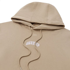 Geedup-Micro-Team-Logo-Hoodie-'Tan'-(2024)-front-close-up