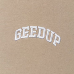 Geedup-Micro-Team-Logo-Hoodie-'Tan'-(2024)-logo-close-up