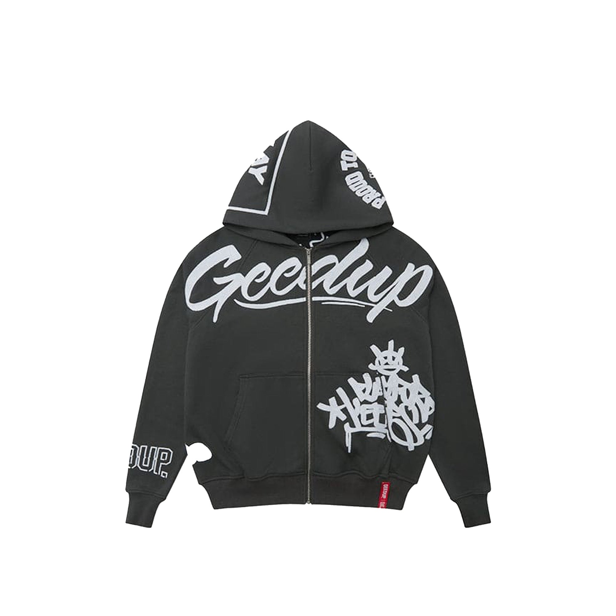 Geedup-Multi-Logo-Zip-Jacket-Charcoal-White-2024-front