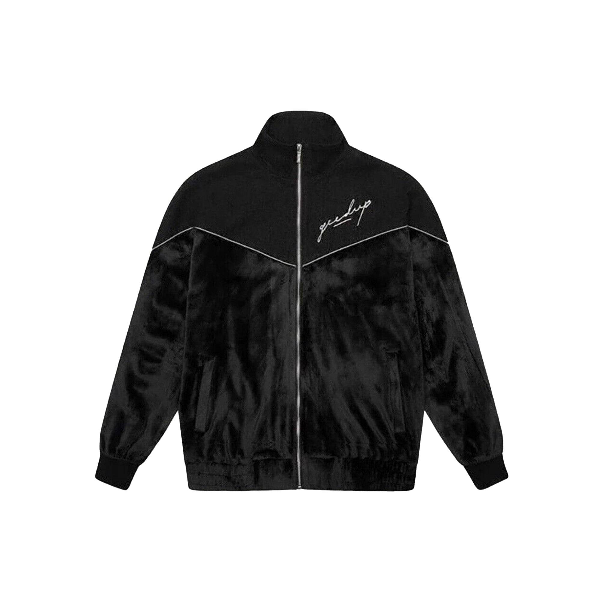 Geedup-Signature-Velour-Jacket-'Black'-front