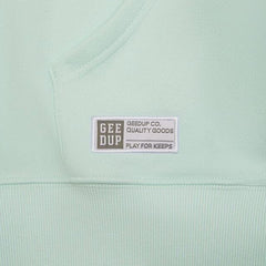 Geedup-Team-Logo-Hoodie-‘Mint-Green’-details