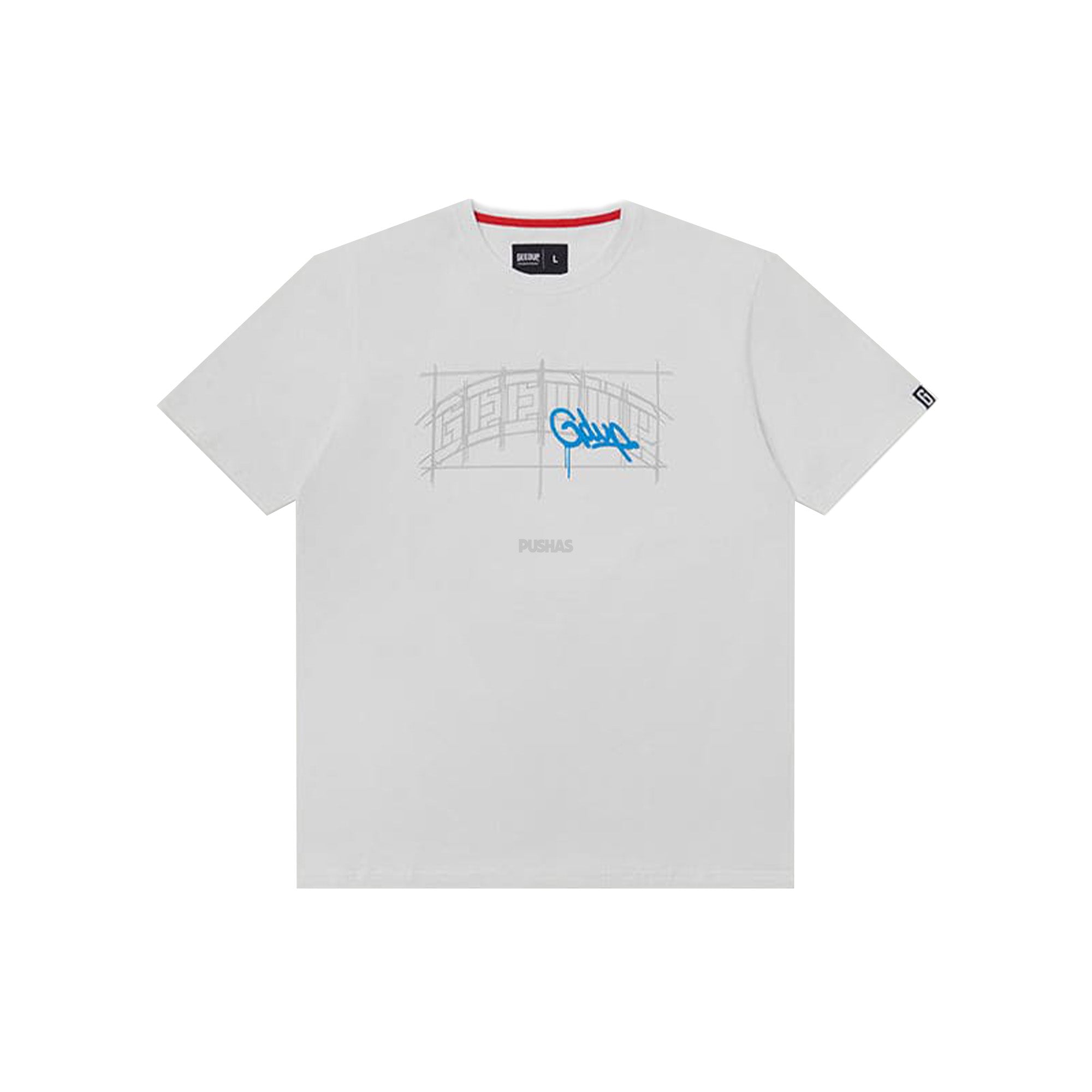 Geedup-Team-Logo-Sketch-T-Shirt-'White'-(2024)-front