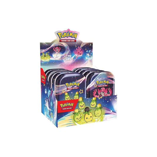 Pokémon TCG Paldean Fates Sealed Mini Tin Display Box