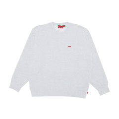 Supreme-Small-Box-Crewneck-'Ash-Grey'-(2024)-front