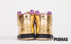 SB Dunk High x Humidity 'Metallic Gold' (New)