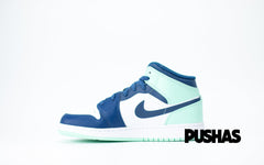 Air Jordan 1 Mid 'Blue Mint' GS (2022)