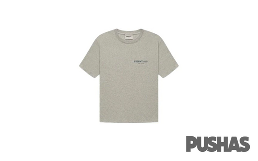 Essentials T-Shirt 'Dark Heather Oatmeal' (FW22)