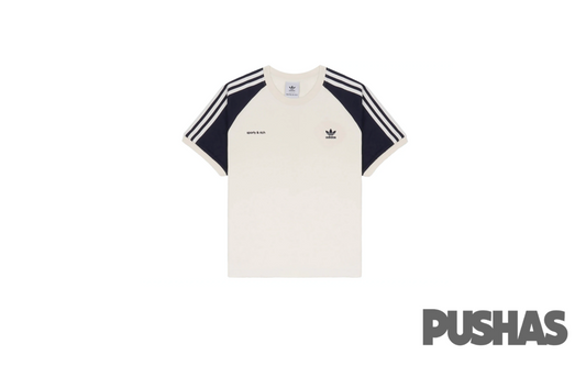 adidas Originals x Sporty & Rich Ringer T-Shirt 'Cream/Navy' (2023)