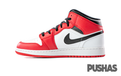 Air Jordan 1 Mid 'Chicago White Heel' GS